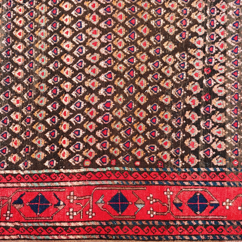 Z613 Handwoven Vintage Rug 5'9 x 10’7