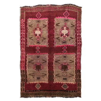 Z623 Handwoven Vintage Rug 6'11 x 10’2