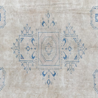 Z624 Handwoven Vintage Rug 9'3 x 11’11