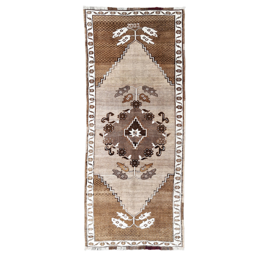 Z627 Handwoven Vintage Rug 4’10 x 11’4