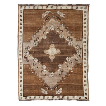 Z628 Handwoven Vintage Rug 6'2 x 8’2