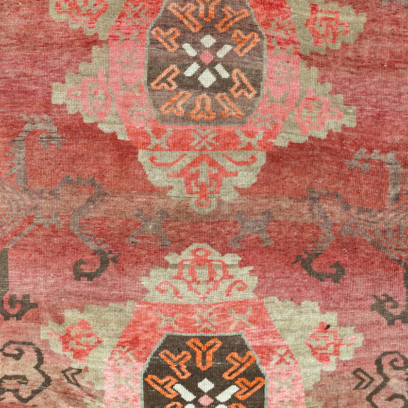 Z631 Handwoven Vintage Rug 6'7 x 12’5