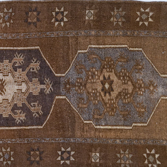 Z643 Handwoven Vintage Rug 3'2x11’2