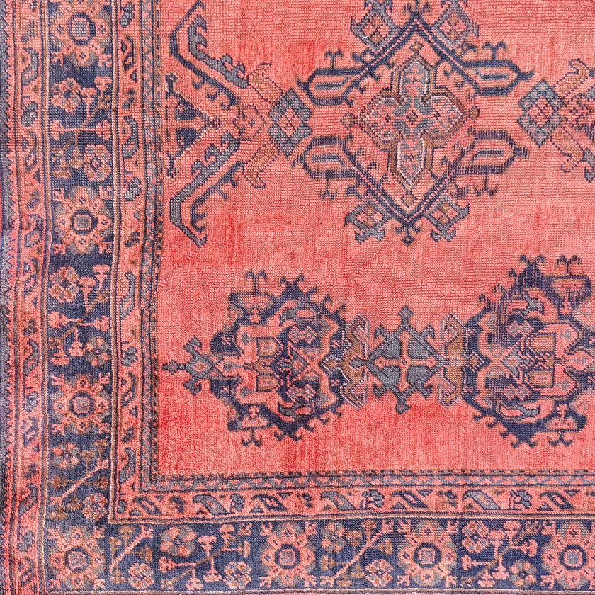 Z649 Handwoven Vintage Rug 8'3 x 9’6