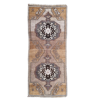 Z655 Handwoven Vintage Rug 5'5x12’5