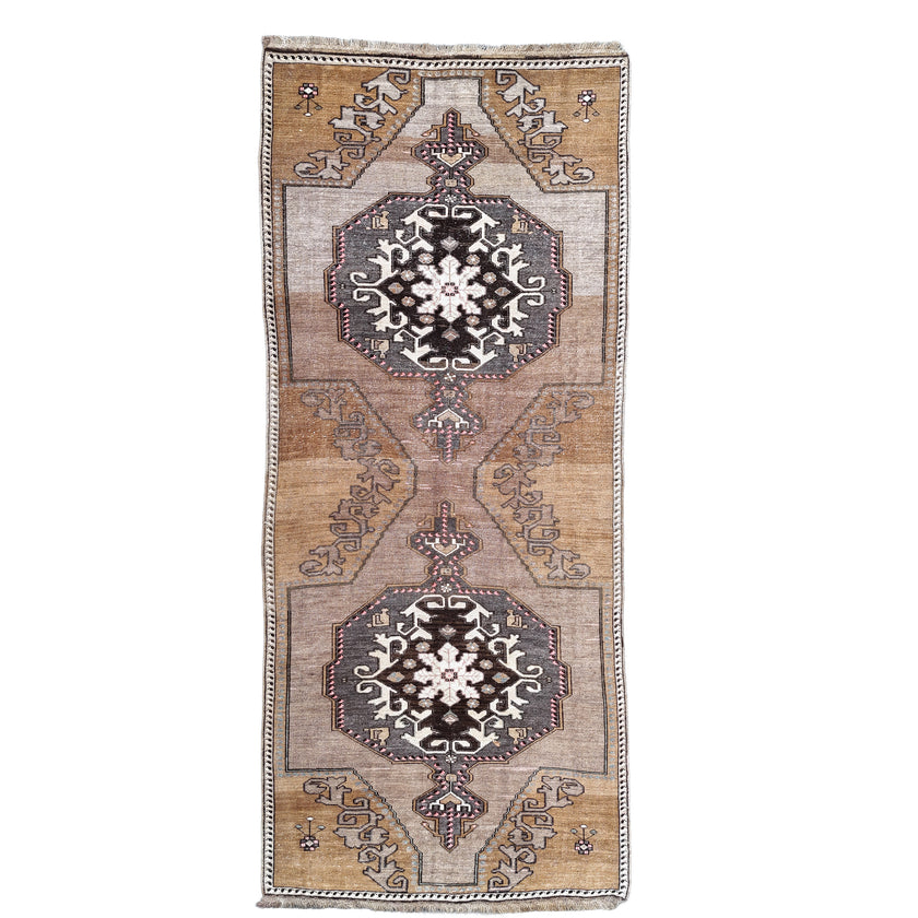 Z655 Handwoven Vintage Rug 5'5x12’5