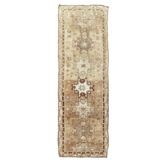 Z656 Handwoven Vintage Rug 3'10 x 11’7