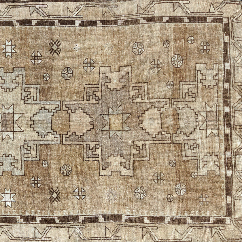 Z656 Handwoven Vintage Rug 3'10 x 11’7