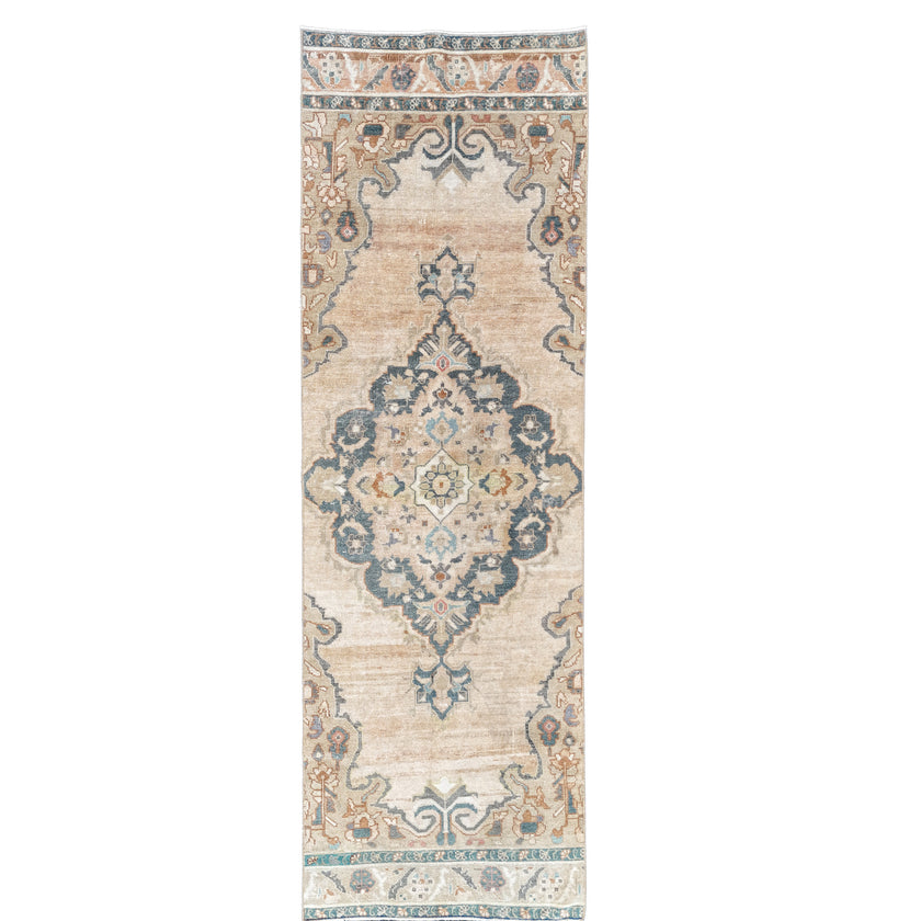 Z675 Handwoven Vintage Rug 3 x 9’4