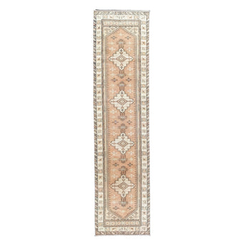 Z678 Handwoven Vintage Rug 2'6x10’5