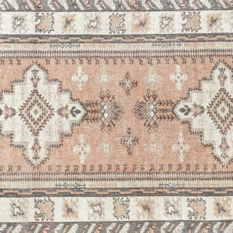 Z678 Handwoven Vintage Rug 2'6x10’5