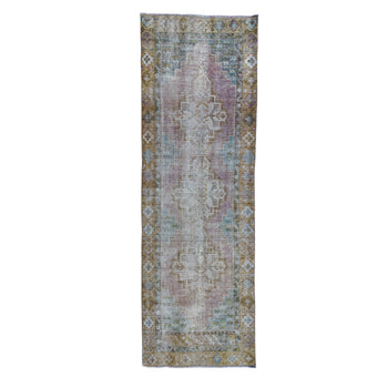 Z685 Handwoven Vintage Rug 2'6 x 7’7