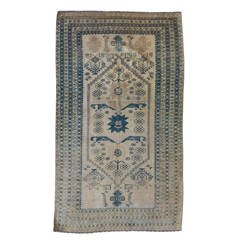 Z691 Handwoven Vintage Rug 3’3x5’9
