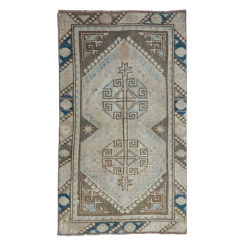 Z697 Handwoven Vintage Rug 2’4x4