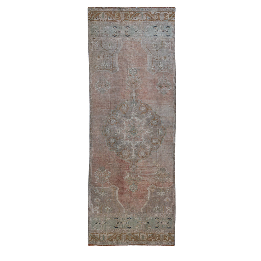 Z698 Handwoven Vintage Rug 3 x 8’3