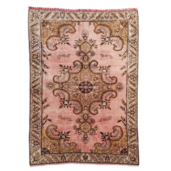 Z704 Handwoven Vintage Rug 5’10x8’3