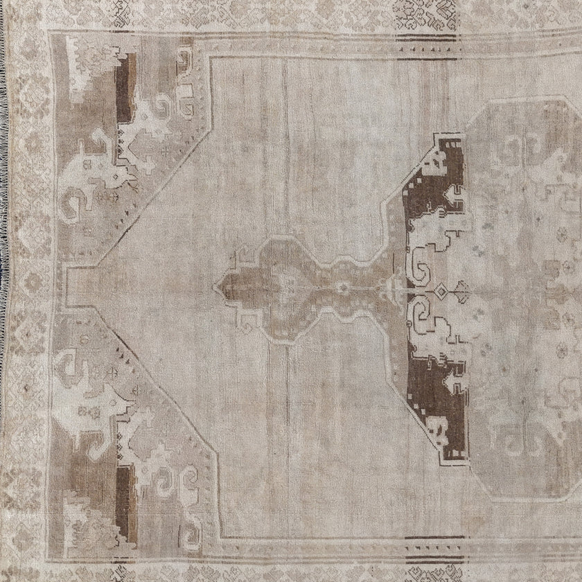 Z715 Handwoven Vintage Rug 7 X 11