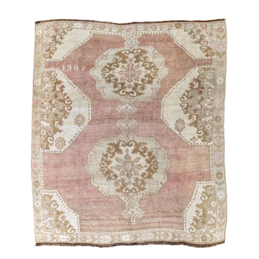 Z720 Handwoven Vintage Rug 9'7 x 11