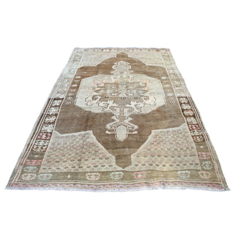 Z728 Handwoven Vintage Rug 5'6 x 8’3