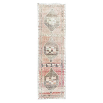 Z730 Handwoven Vintage Rug 3'8x12’10