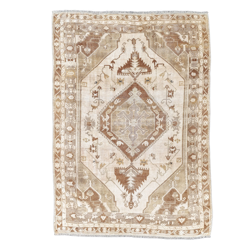 Z733 Handwoven Vintage Rug 7'2 x 10’1