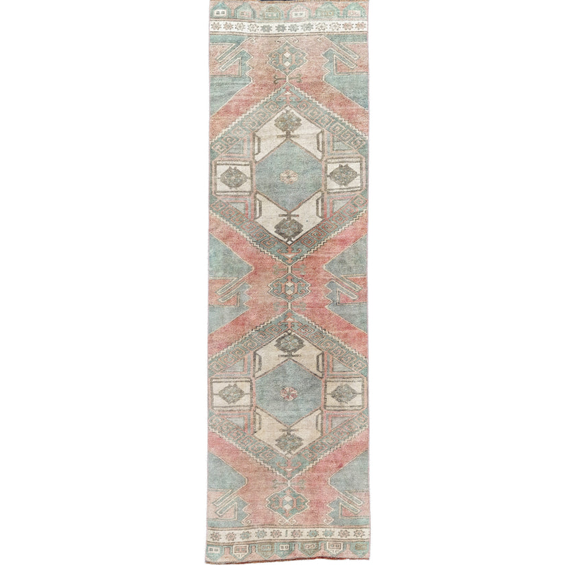 Z743 Handwoven Vintage Rug 2'11 x 10