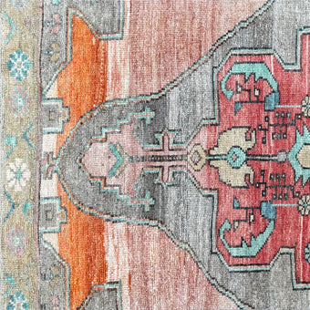 Z745 Handwoven Vintage Rug 2'8 x 11’10