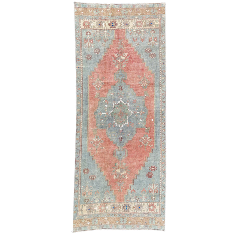 Z753 Handwoven Vintage Rug 3'6 x 8’7