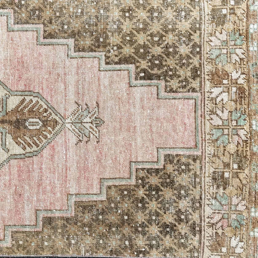 Z754 Handwoven Vintage Rug 3 x 9’2