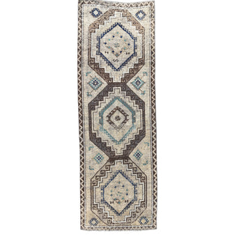 Z761 Handwoven Vintage Rug 3’7 x 10'8