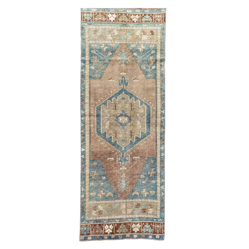 Z762 Handwoven Vintage Rug 2’9 x 7’6
