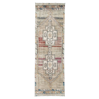 Z765 Handwoven Vintage Rug 3 x 9'7
