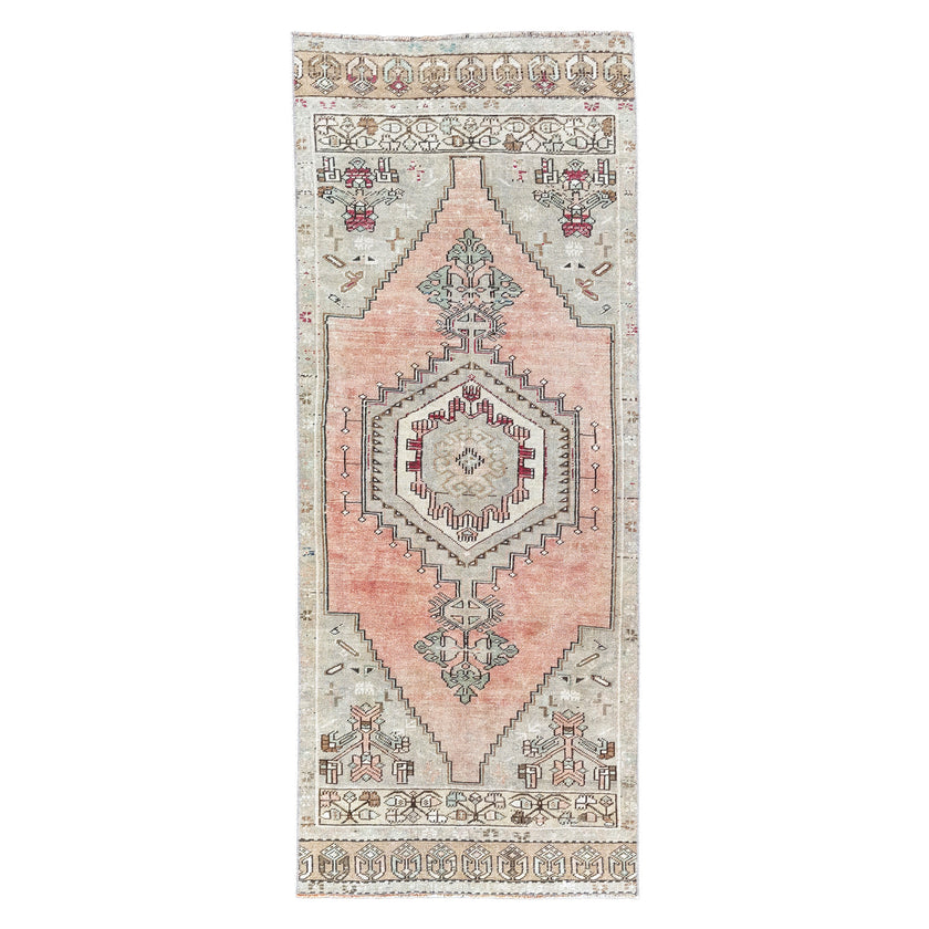 Z773 Handwoven Vintage Rug 3'3 x 8’3