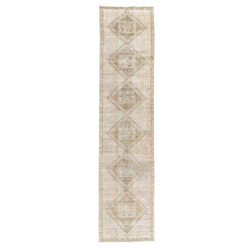 Z774 Handwoven Vintage Rug 2'11 x 12’5