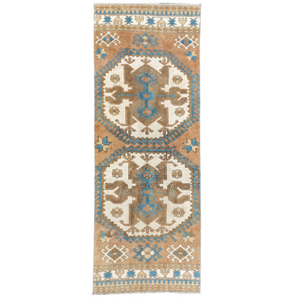 Z775 Handwoven Vintage Rug 3'1 x 8’4