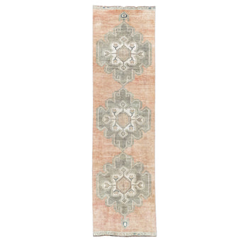 Z778 Handwoven Vintage Rug 3 x 10’10