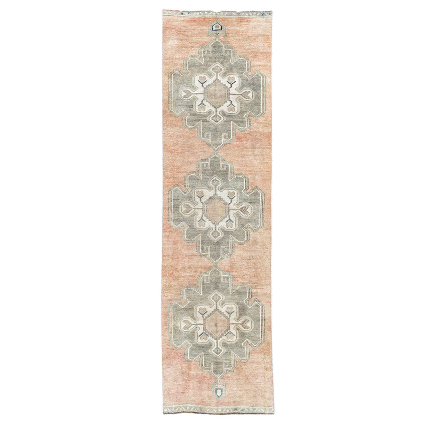 Z778 Handwoven Vintage Rug 3 x 10’10