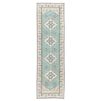 Z780 Handwoven Vintage Rug 3'2 X 10’11