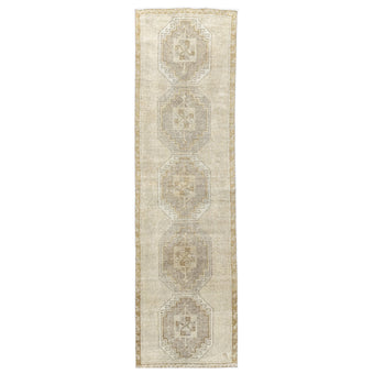 Z781 Handwoven Vintage Rug 3'4 x 11’7