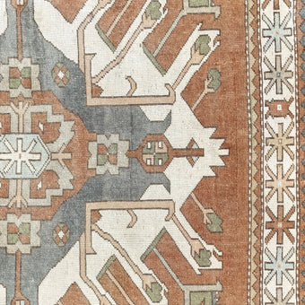 Z782 Handwoven Vintage Rug 3'2 x 8’5