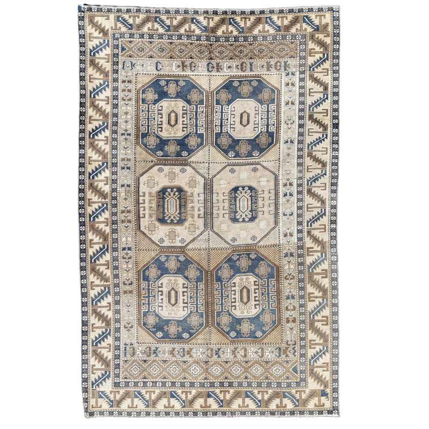 Z789 Handwoven Vintage Rug 5'9 x 9