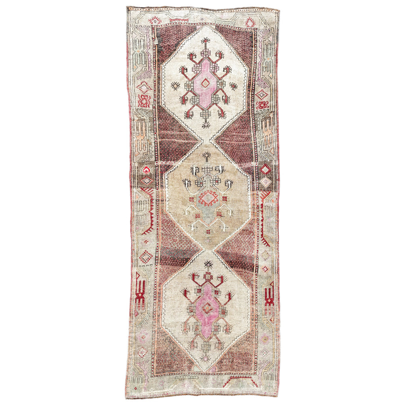 Z790 Handwoven Vintage Rug 4 x 10’3