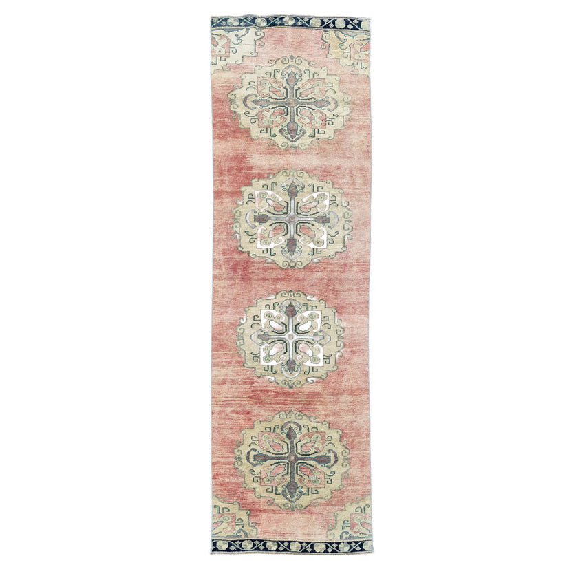 Z791 Handwoven Vintage Rug 3 x 10