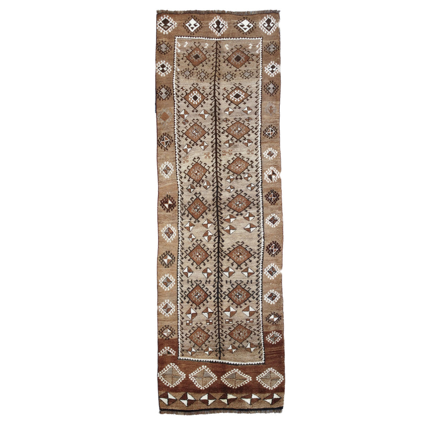 Z812 Handwoven Vintage Rug 3'4 X 10’8