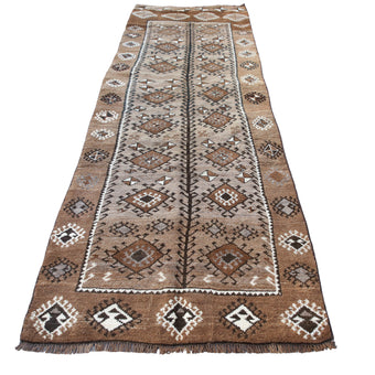 Z812 Handwoven Vintage Rug 3'4 X 10’8