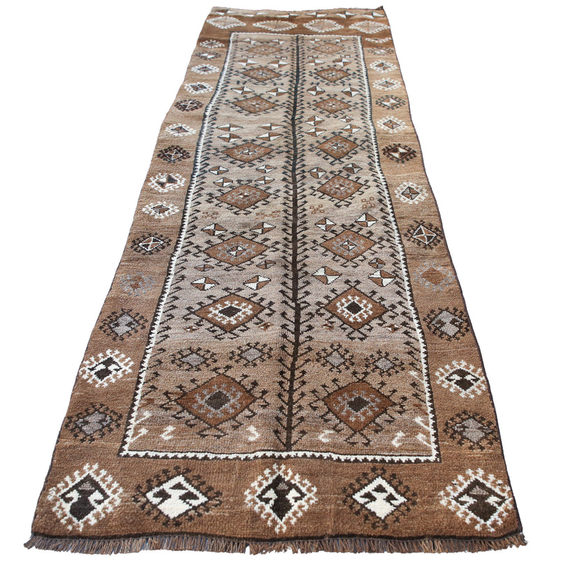 Z812 Handwoven Vintage Rug 3'4 X 10’8