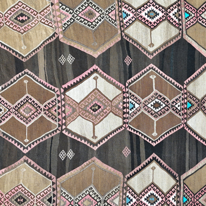 Z829 Handwoven Vintage Kilim Rug 10 x 12