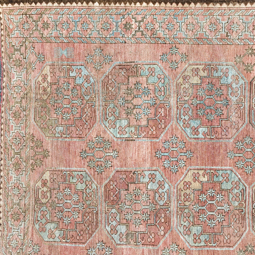 Z837 Handwoven Vintage Rug 6'9 x 8’5