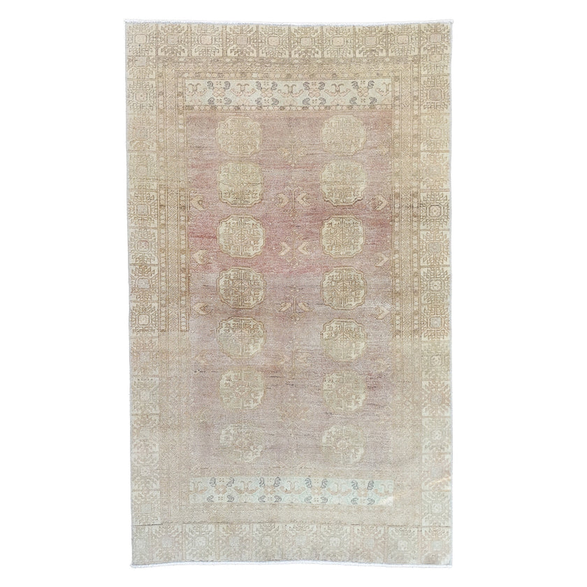 Z841 Handwoven Vintage Rug 3'7 x 6