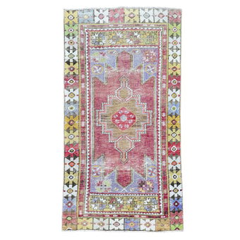 Z849 Handwoven Vintage Rug 3’1 x 5’10